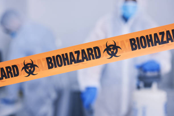 Professional Biohazard Cleanup technician working in Burwell, NE
